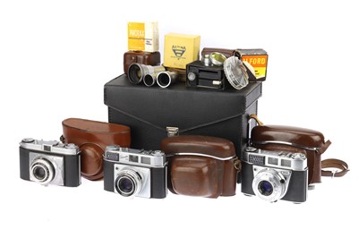 Lot 198 - Three Kodak 35mm Cameras