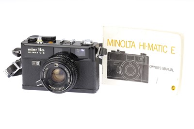 Lot 88 - A Minolta Hi Matic E 35mm Rangefinder Camera