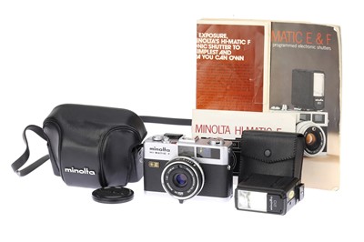 Lot 90 - A Minolta Hi Matic F 35mm Rangefinder Camera