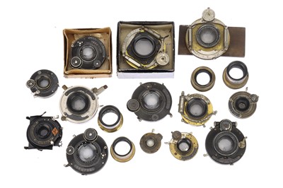 Lot 363 - A Mixed Selection of Early Camera Lenses