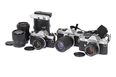 Lot 91 - Three 35mm SLR Cameras