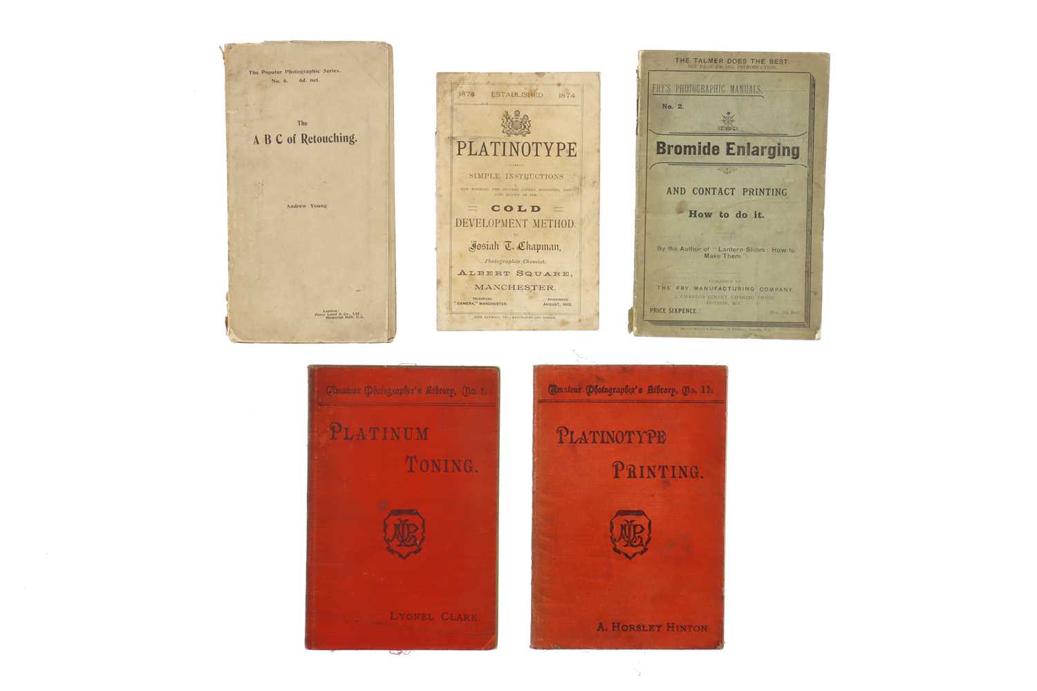 Lot 584 - Five Early Photographic Books