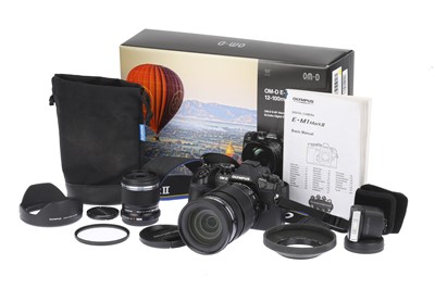 Lot 185 - An Olympus OM-D E-M1 Mk.II DSLR Camera