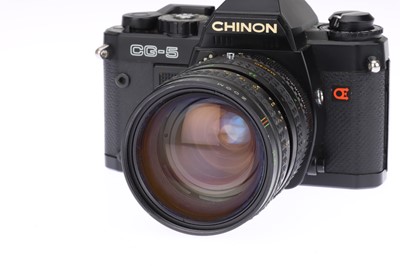 Lot 92 - A Chinon CG-5 35mm SLR Camera and Other Items
