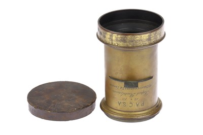 Lot 354 - A Photographic Artists' Co-operative Supply Association 12 + 10 Rapid Rectilinear Brass Camera Lens