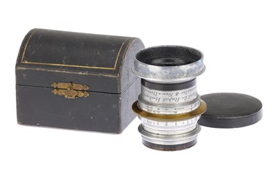 Lot 263 - A J Lancaster & Son ½ HL Gilt Band Extra Rapid Rectigraph Patent Lens