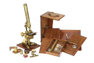 Lot 503 - Society of the Arts Pattern Microscope By Lawley