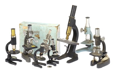 Lot 506 - A Collection of Toy and Childrens Microscopes