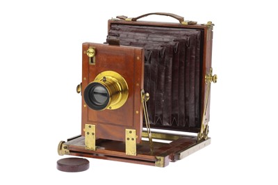 Lot 316 - A Fallowfield Victoria Half Plate Mahogany Field Camera