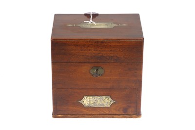 Lot 445 - A Victorian Domestic Chemist, Apothecary, Medicine Chest