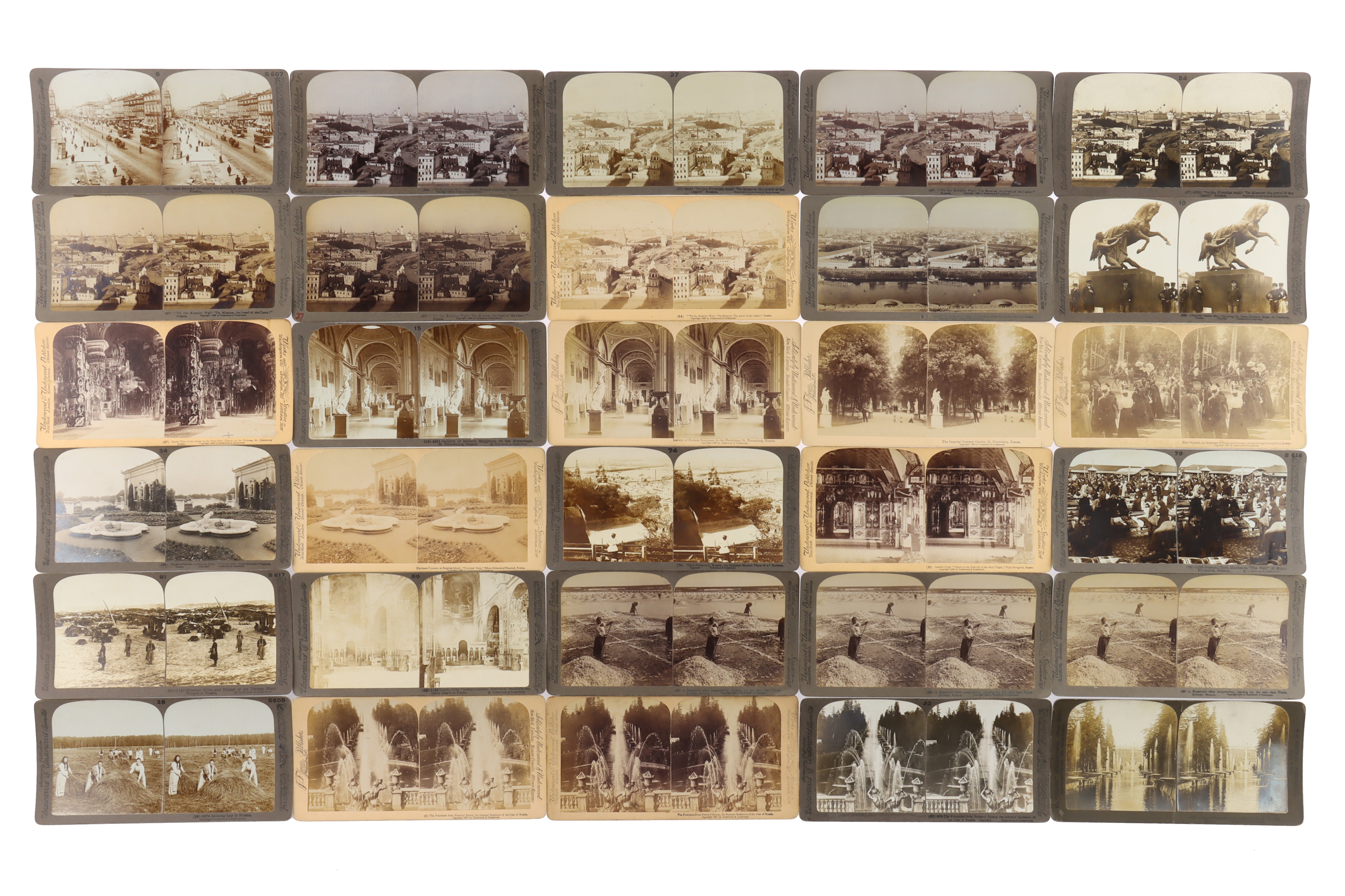 Lot 117 - Stereoviews of Russia