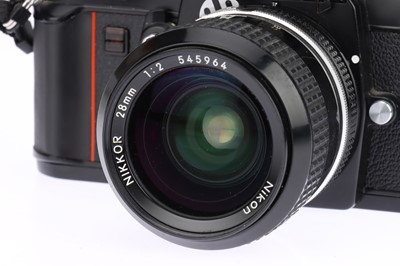Lot 58 - A Black Nikon F3 HP 35mm SLR Camera