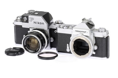 Lot 60 - A Nikon F Photomic and a Nikkormat FTn 35mm SLR Cameras