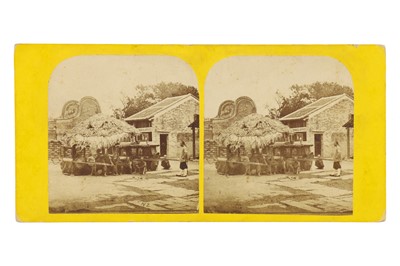 Lot 98 - Stereoview. Pierre Joseph Rossier from Views in China