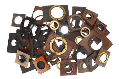 Lot 334 - A Large & Mixed Selection of Camera Lens Flanges & Boards