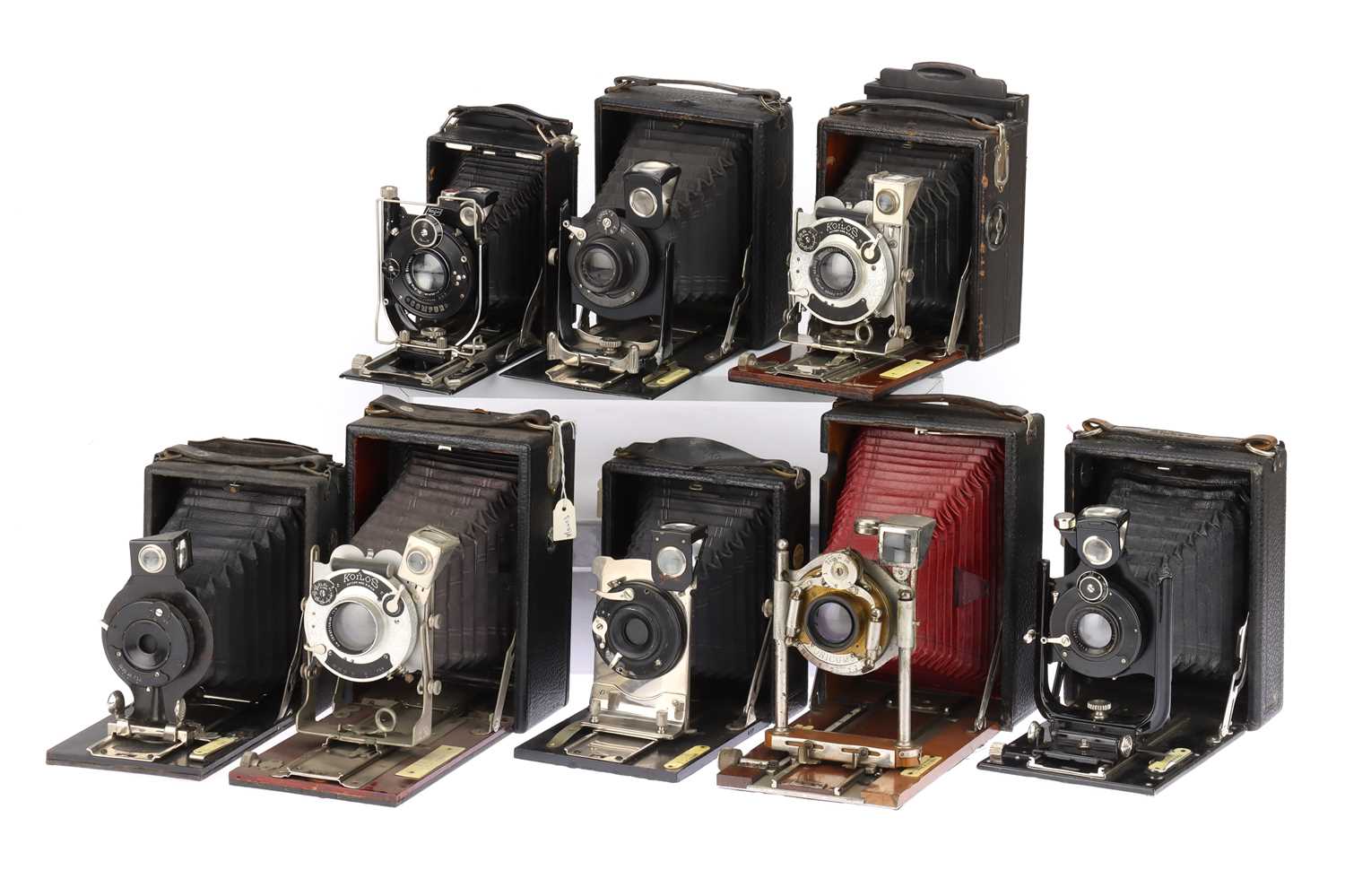 Lot 221 - A Selection of Folding Bed Cameras,