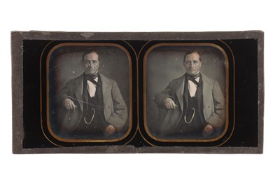 Lot 104 - Stereo Daguerreotype