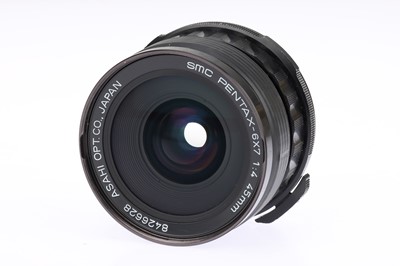 Lot 243 - A SMC Pentax-6x7 f/4 45mm Medium Format Camera Lens