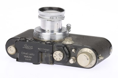 Lot 3 - A Black Leitz Wetzlar Leica III 35mm Rangefinder Camera