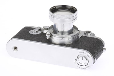 Lot 4 - A Leitz Wetzlar Leica IIIf Red Dial 35mm Rangefinder Camera