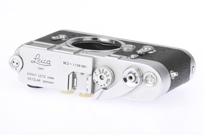 Lot 9 - A Leica M3 Rangefinder Camera Body