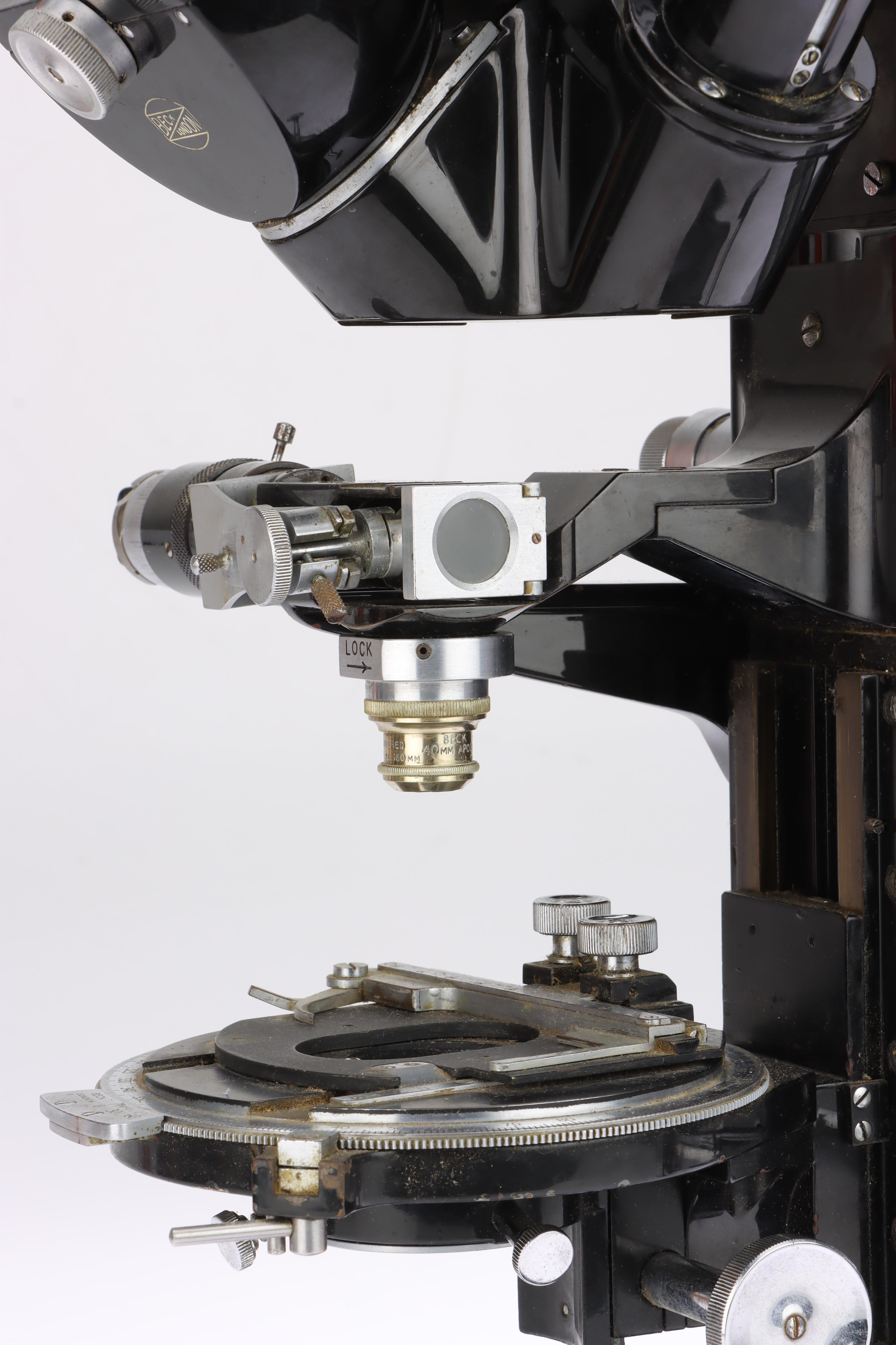 Lot 589 - Classic Microscopy - The Beck Model 50