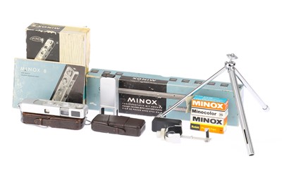 Lot 180 - A Minox B Subminiature "Spy" Camera Outfit