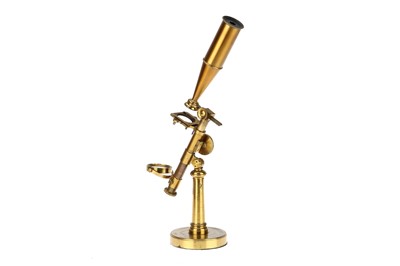 Lot 105 - A Large Cary Gould-Type Microscope