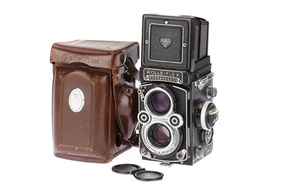 Lot 158 - A Rollei Rolleiflex 3.5F Medium Format Camera