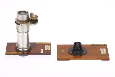 Lot 308 - Two Lenses in Sanderson Lens Boards