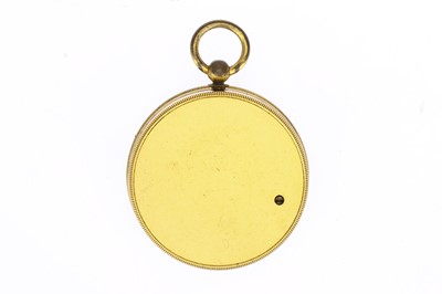 Lot 549 - Small Pocket Aneroid Barometer, By Ross