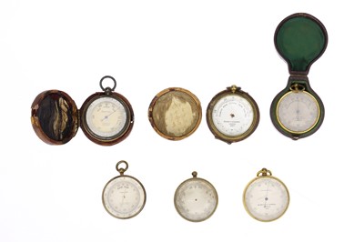 Lot 557 - A Large Collection of Non-Working Aneroid Barometers