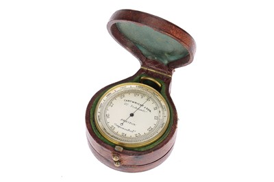 Lot 556 - Combination Pocket Aneroid Barometer & Compass