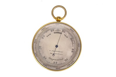 Lot 558 - Pocket Combination Aneroid Barometer & Compass