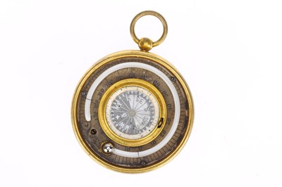 Lot 558 - Pocket Combination Aneroid Barometer & Compass
