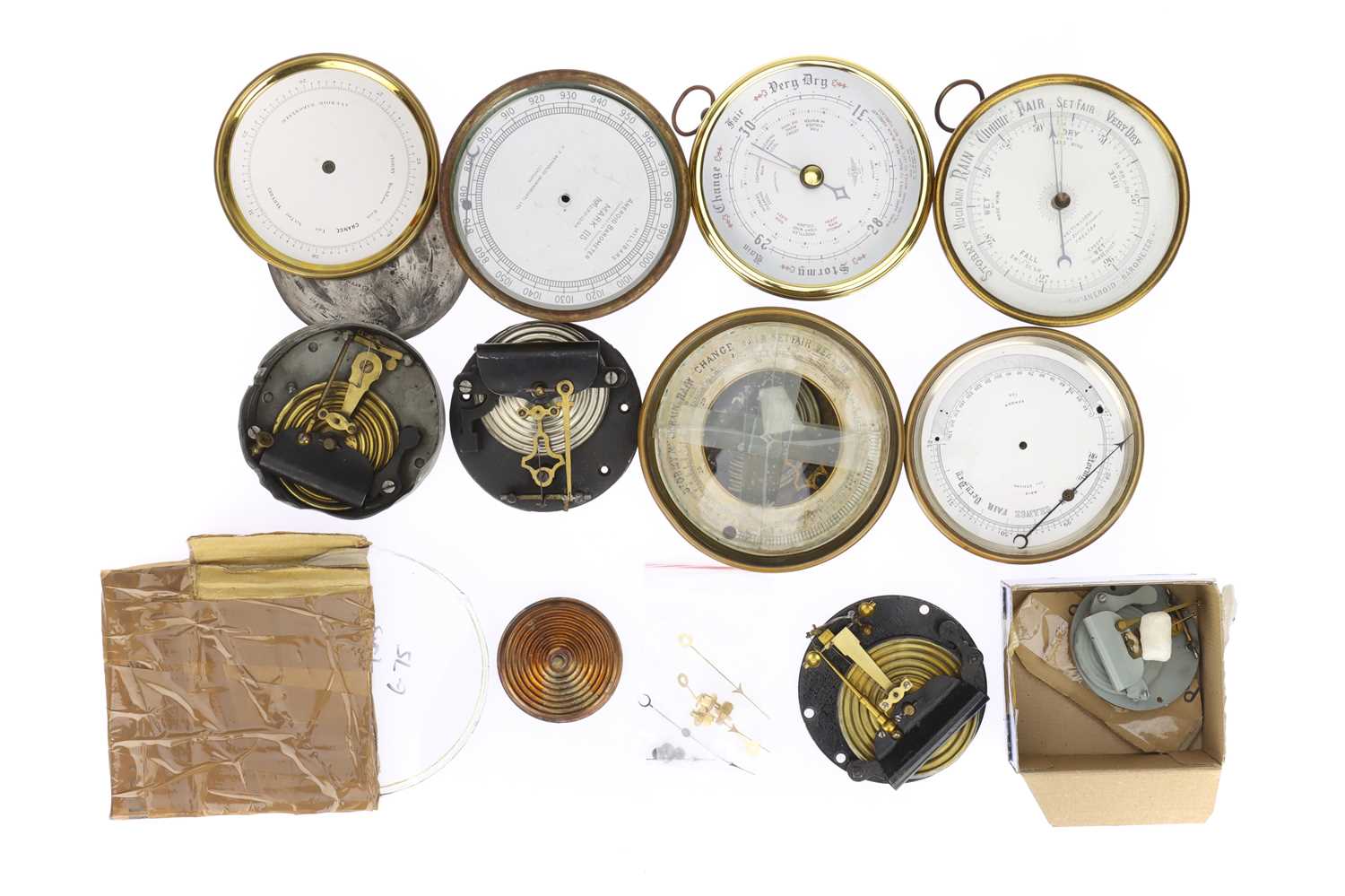 Barometer Spring Part Lot 560 - Collection of Barometer Spares,