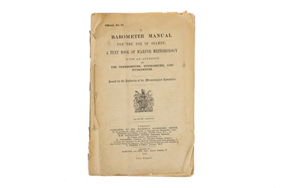 Lot 550 - Book - A Barometer Manual