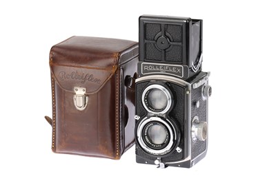 Lot 144 - A Rollei Baby Rolleiflex 4x4 Medium Format Camera