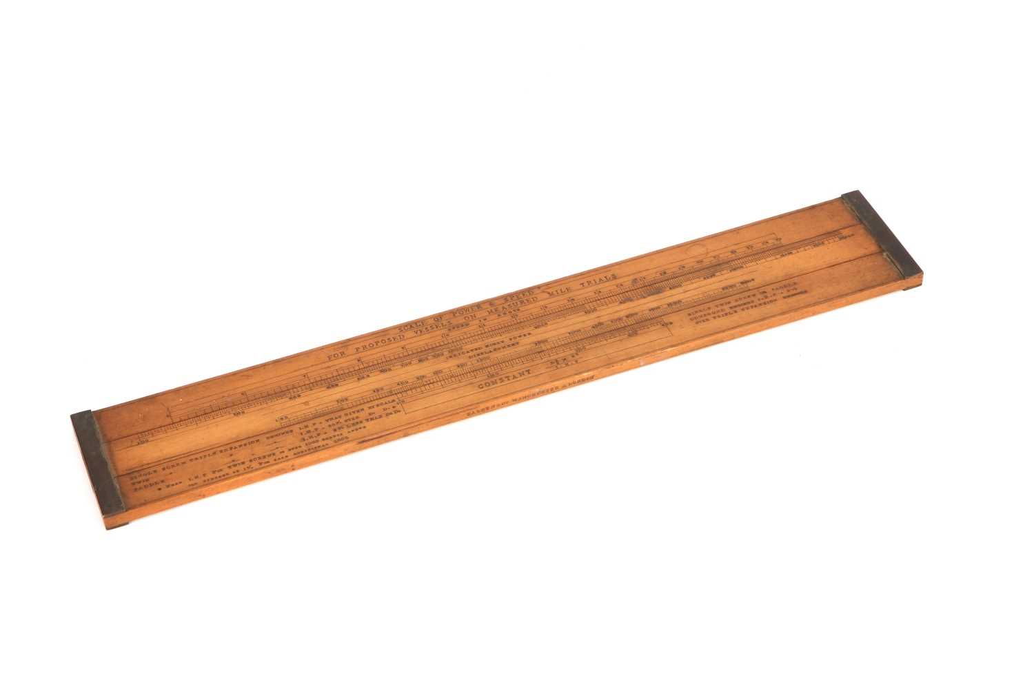 Lot 78 - A Rare Nautical Slide Rule by Halden & Co,