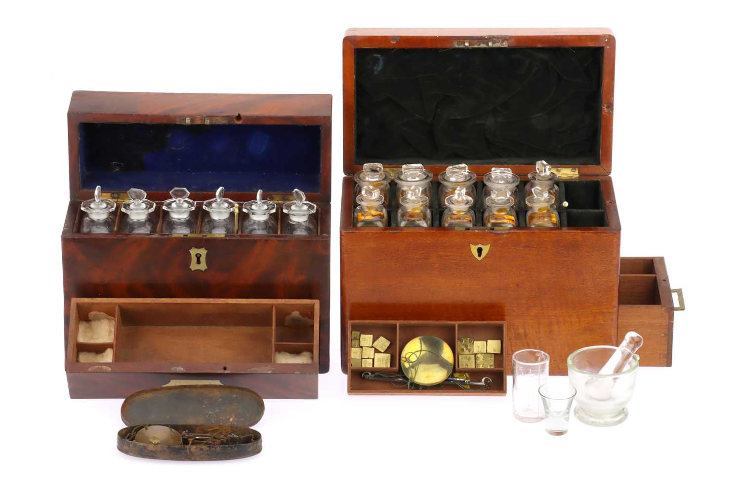 Lot 446 - 2 Apothecary, Domestic Medicine Chests