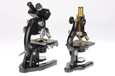 Lot 500 - Large Binocular Microscope & Other
