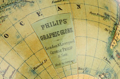 Lot 1177 - A Good Philips 4in Terrestrial Globe