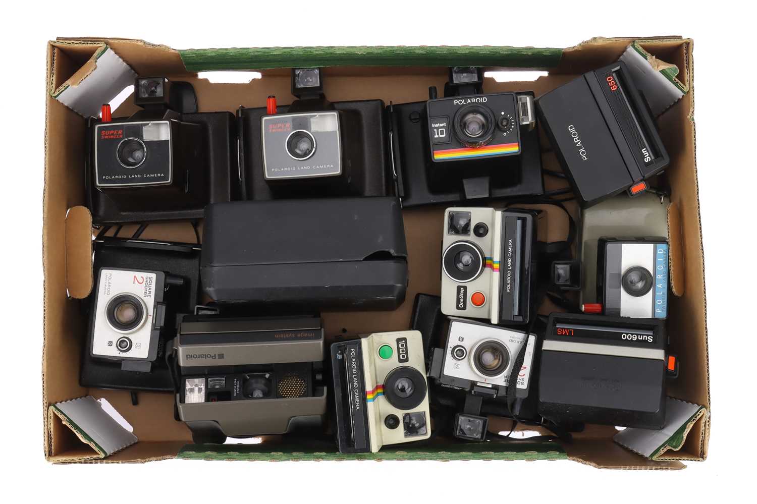 Lot 232 - A Mixed Selection of Polaroid Cameras,
