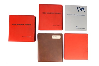 Lot 1185 - A Selection of Historic Kodak Management Programme Binders