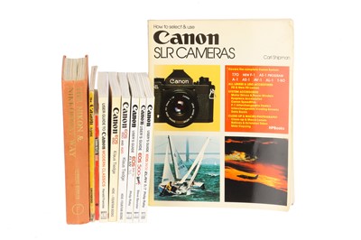 Lot 423 - A Selection of Canon Camera Guide Books