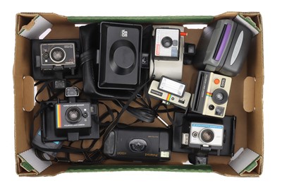 Lot 223 - A Selection of Polaroid Instant Camears