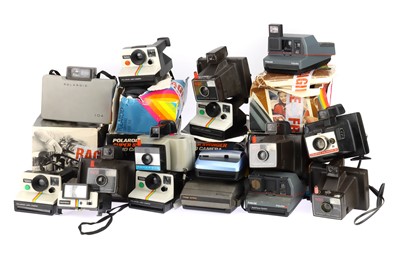 Lot 222 - A Large Selection of Polaroid Instant Cameras