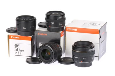 Lot 107 - A Good Selection of Canon EF Mount Camera Lenses