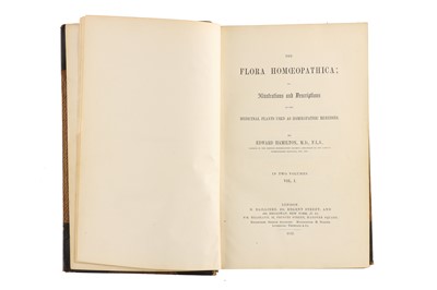 Lot 218 - Hamilton, Edward, The Flora Homoeopathica