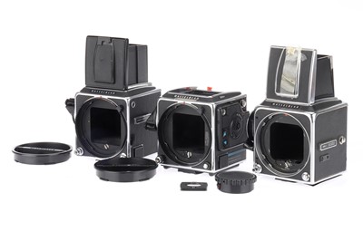 Lot 132 - Three Hasselblad Medium Format Camera Bodies